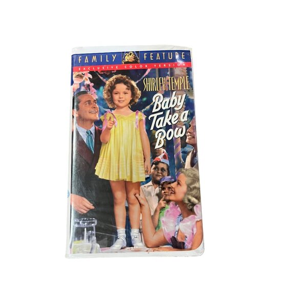 Shirley Temple Family Favorites VHS Set 3 Curly Top Heidi Baby Take a Bow Used - Picture 16 of 16